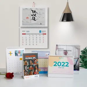 1250 г/кв. М настольный календарь с спиральным Переплетным столом календарь