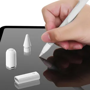 Adaptador de carga magnético para lápiz, repuesto de lápiz óptico <span class=keywords><strong>con</strong></span> chip inteligente incorporado, ligero, para accesorios Apple Pencil <span class=keywords><strong>1</strong></span> y <span class=keywords><strong>2</strong></span> - Product Image 3