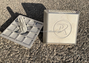 Дорожный светоотражатель 10x10 см с наполнением песком, односторонний/двусторонний, белый, для разметки дорог - Product Image 4