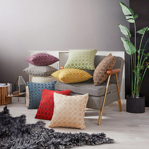 Fundas de cojín modernas de chenilla sólida, transpirables, impresas, para decoración del hogar, dormitorio y sofá, al por mayor. - Product Image 4