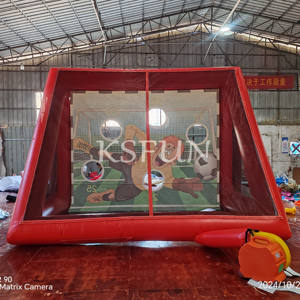 Portería de Fútbol Inflable de PVC Comercial para Exteriores, Portería de Fútbol Inflable para Alquiler, Juego de Tiro al Blanco de Fútbol Inflable - Product Image 5