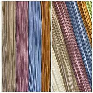 Sáng bóng crink bong bóng Polyester Como đồng bằng <span class=keywords><strong>Crepe</strong></span> de chine căng Crinkle vải voan satin vải - Product Image 5