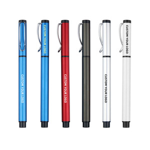 Hochwertiges benutzer definiertes Logo 0,5mm Gel-Metallstift mit glänzender Gel-Tinte für die Förderung von Büro-und Schul bedarf - Product Image 2