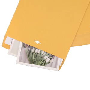 Hot bán Trung Quốc mua sắm trực tuyến kraft giấy Clasp phong bì gửi thư túi cho bao bì với logo bao bì giấy - Product Image 3