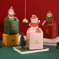 Boîte à pommes de Noël Xiyu, boîte cadeau vide en papier pour fruits, petite boîte cadeau portable, boîte cadeau de Noël portable