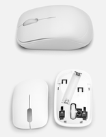 Combo de Teclado y Ratón Inalámbrico Bluetooth 2.4G Tri-Modo, Portátil, Delgado, para Oficina y Negocios, Compatible con Tablet, iPad, iPhone, Android, iOS
