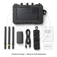 Moniteur de signal RF portable 70 MHz-6,2 GHz, écran tactile 7 pouces, capture vidéo 1,5 km, couverture 2,5 km, carte mémoire 32 Go, détection de drones