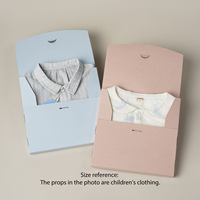 Enveloppes en papier personnalisées en gros, sacs d'emballage robustes pour vêtements et cadeaux, avec logo estampé à chaud, maintien de la forme, expédition, 100 pièces en stock, MOQ