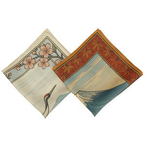 Foulard carré en soie imprimé numérique motif floral, bandana d'été respirant – Fabricant - Product Image 1