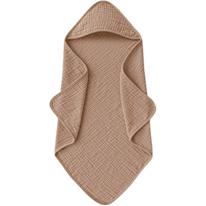 신생아용 후드 타월, 부드러운 면 모슬린 아기 목욕 타월 담요, 통기성 좋은 속싸개 - Product Image 2