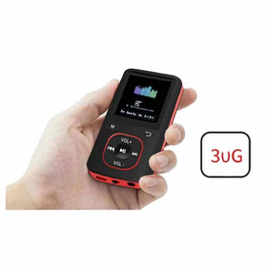 Lecteur MP3 classique avec boutons, Bluetooth 5.0, son Hi-Fi sans perte, radio FM, enregistreur vocal et haut-parleur intégré pour étudiants - Product Image 3