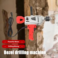 Mélangeur électrique portatif industriel 4280W pour ciment, mortier et peinture, 6 vitesses réglables, prise en charge OEM