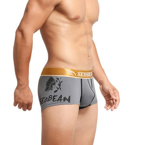 <span class=keywords><strong>Seobean</strong></span> Pantalon quatre angles taille basse pour hommes génération de cheveux string en maille Boxer respirant sous-vêtements en gros pour le commerce extérieur - Product Image 5