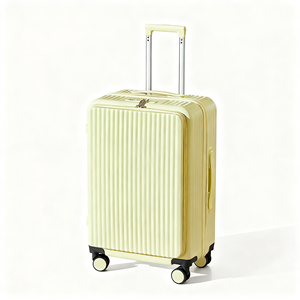 Tas Koper Perjalanan OEM dengan Bukaan Depan, Tahan Lama, Model <span class=keywords><strong>Trolley</strong></span> dengan Roda Spinner, Bahan ABS PC, Gaya Bisnis - Product Image 5