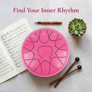 Tambour à lames en acier 11 notes pour la relaxation et la guérison, avec sac et baguettes offerts – Vente en gros - Product Image 4