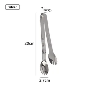 Mini Pinze da Servizio in Acciaio Inox per Ghiaccio, Zucchero, Antipasti, Whisky, Dessert, Caffè, Tè, Feste, <span class=keywords><strong>Cucina</strong></span>, Bar, Catering - Product Image 6