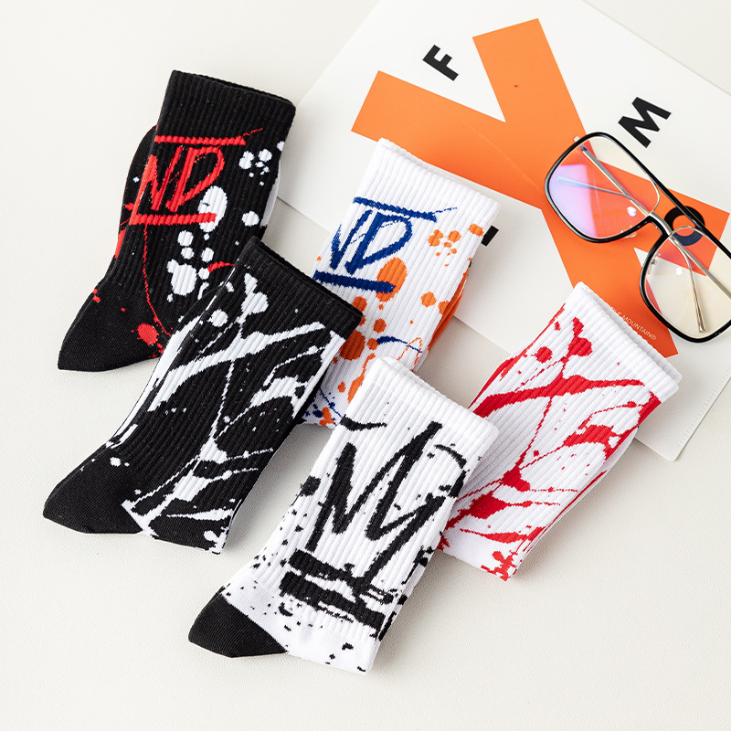 Manufacture Fashion Men's Basketball Sports Socks Hip-hop High Street Skateboard Socks