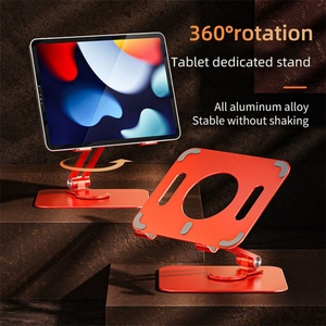 Leadingplus aluminium réglable pliant Portable Flexible 360 rotation support de bureau Table tablette PC support de support - Product Image 6