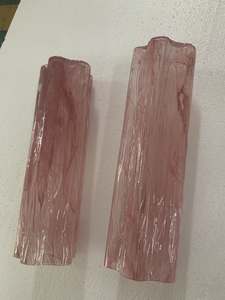 <span class=keywords><strong>Lampadario</strong></span> romantico in tubo di vetro <span class=keywords><strong>rosa</strong></span> alabastro in stile occidentale lampadari a sospensione fatti a mano in ristorante - Product Image 5