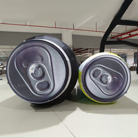 Bouteille publicitaire gonflable personnalisée durable pour la promotion de marques, les promotions de boissons, les salons professionnels et les festivals