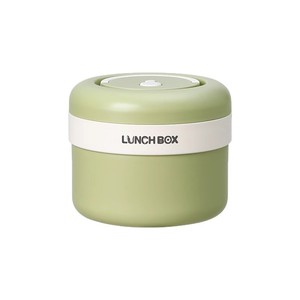 316 Stainless Steel Insulated Lunch Box With Bamboo Lid Portable Microwaveable For Office Workers - Product Image 2
