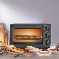Silver crest Mini 25L Capacité Électrique Pizza Gâteau Four Usage Domestique 1500w Multifonctionnel Portable Four De Cuisson
