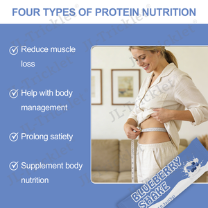 Polvo para Batido de Leche con Sabor a Arándanos, Personalizado y Dietético, Reemplazo de Comida, Proteína, Quemagrasas, en Bolsa, para Adultos - Product Image 3