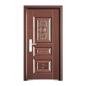 Compra a granel Descuento Phipulo Puerta <span class=keywords><strong>de</strong></span> acero <span class=keywords><strong>de</strong></span> seguridad <span class=keywords><strong>de</strong></span> metal Puerta <span class=keywords><strong>de</strong></span> <span class=keywords><strong>entrada</strong></span> exterior residencial duradera para el hogar - Product Image 3