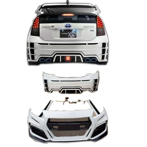 Kit de Carrocería para Toyota <span class=keywords><strong>Prius</strong></span> Hatchback 2009-2015, Nuevo Parachoques, Labio Delantero, Difusor Trasero, Gancho de Remolque, Faldones Laterales, Piezas Exteriores - Product Image 3