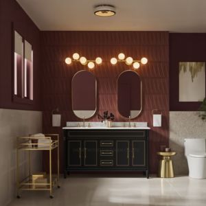 High End Customized Bathroom <b>Wash</b> <b>Basin</b> <b>Cabinet</b> Set Countertop Bathroom Vanity - Product Image 6