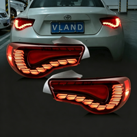 Ensemble de feux arrière LED pour Toyota 86 GT86 & Subaru BRZ 2012-2020, design écailles de dragon, 6500K, lampe arrière