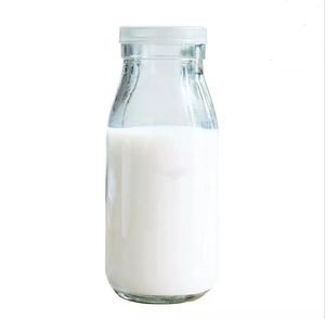 Prix usine fond <span class=keywords><strong>plat</strong></span> <span class=keywords><strong>hermétique</strong></span> pyramide chats en forme pour le milkshake en verre bouteille en verre rond - Product Image 6