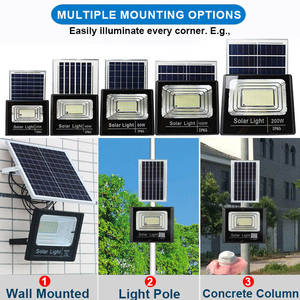 1000w 500w 400w 60w led กลางแจ้งรีโมทคอนโทรลพลังงานแสงอาทิตย์ไฟเปล่งแสงไดโอดน้ําท่วม lights40w โคมไฟโปรเจคเตอร์พลังงานแสงอาทิตย์