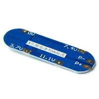 Module de protection de chargeur de batterie au lithium 3S 10A 11.1V 12V 12.6V pour cellules de batterie Li-ion Lipo 18650 BMS 3.7V PCB PCBA