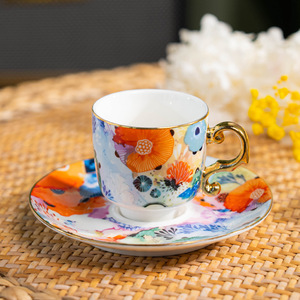 Ceramic <b>Tea</b> <b>Set</b> - Coral Reef Teapot with 6 Cups and Saucers - Product Image 4