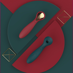 Masajeador de succión de mano Material de silicona de vibración de doble acción para adultos enfocados en el bienestar Priorizar el autocuidado - Product Image 1