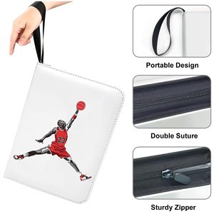 Cartera de Cuero Expandible, Carpeta para Tarjetas de Baloncesto, 900 Bolsillos, Almacenamiento Impermeable, Fundas Extraíbles, Compatible con Deportes 2026-27 - Product Image 4