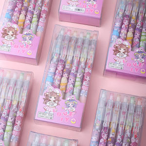 กล่องหมึกสีฟ้าอามีนขนาด0.5มม. ปากกาพับเก็บได้กลับไปยังโรงเรียนเครื่องเขียนสำนักงานของขวัญสำหรับเด็กนักเรียน - Product Image 2