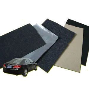 Fourniture directe d'usine tissu de plafond de voiture textile de toit automatique à carreaux personnalisé tissu non tissé de garniture de pavillon automatique