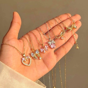 สร้อยคอทองคำผู้ชาย 14k เครื่องประดับแฟชั่นเคลือบทอง 24k สร้อยคอทองคำ จิวเวลรี่สแตนเลสชุบทอง 18k - Product Image 1
