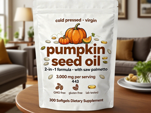 ओएम उच्च शुद्धता कद्दू बीज तेल के नरम कैप्सूल कद्दू बीज तेल कैप्सूल कद्दू बीज तेल पूरक - Product Image 2