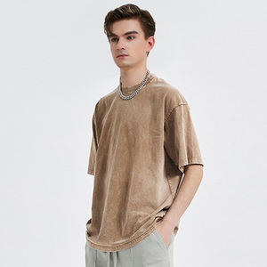 Venta al por mayor precio barato <span class=keywords><strong>de</strong></span> gran tamaño muchos colores Streetwear hombres ácido lavado camiseta Cool Custom Band peso pesado algodón <span class=keywords><strong>camisetas</strong></span> - Product Image 1