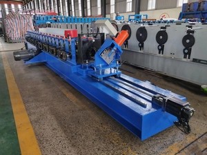 Machine de formage de rouleaux <span class=keywords><strong>Omega</strong></span> de quille en acier entièrement automatique de calibre léger Cloison sèche Profil en C Grille en forme de U Roulement à engrenages PLC - Product Image 6