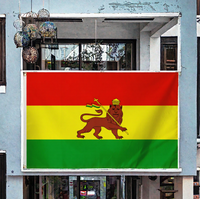 Drapeau du Népal en polyester 90x150 cm avec mât en aluminium durable, impression numérique 3x5 pieds, pour extérieur