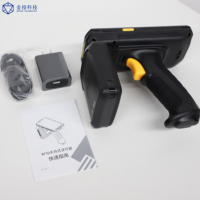 Lector de Mano UHF de Ultra Alta Frecuencia con Android, PDA con Lector/Escritor RFID ImpinJ Alien Wifi de 20 m de Alcance, Protocolo ISO 18000-6B