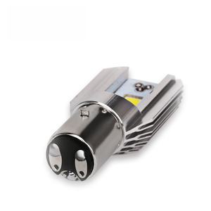 ชิป COB อลูมิเนียมคุณภาพสูง BA20D H4 กำลังไฟ 20W 12V 800 ลูเมนส์ 6000K ไฟหน้ารถมอเตอร์ไซค์ LED H6 ไฟสูง/ต่ำ กำลังไฟสูง สปอตไลท์ - Product Image 4