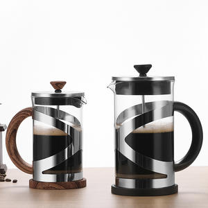Cafetière à piston en acier inoxydable et plastique de 350 ml/600 ml/1 L, <span class=keywords><strong>filtre</strong></span> à café expresso, cafetière à piston portable - Product Image 1