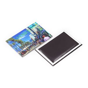 Imán de Refrigerador Metálico Vintage, Estilo Póster de Viaje, Recuerdo de California, Venice Beach, Artículos de Regalo, Imán con Palmeras - Product Image 4