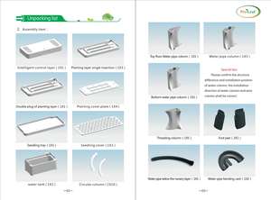 Meilleure vente Hydroponique systèmes de culture hydroponique pot de fleur plante légumes machine de culture <span class=keywords><strong>Siphon</strong></span> et Ebb & Flow système ABS UV - Product Image 3