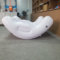 Fauteuil à bascule gonflable pour enfants personnalisé, marque Enqiao, avec pompe à air électrique et design portable pour salon et fêtes